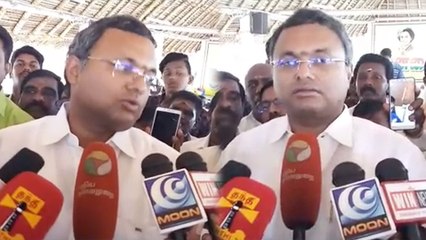 Lok sabha results |   இளைஞர்களுக்கு வேலை வாய்ப்பை தருவது முதல்  பணி: கார்த்தி சிதம்பரம்