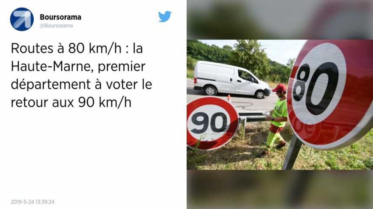 Vitesse à 80 km/h. La Haute-Marne, premier département à voter le retour aux 90 km/h