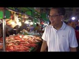 Mar ‘Mr. Palengke’ Roxas visits 2 Pasay City markets