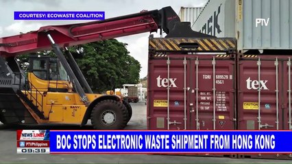 BOC stops electronic waste shipment from Hong Kong