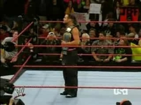 WWE raw 14.01.2008 part 2 Jeff Hardy calls out Randy Orton
