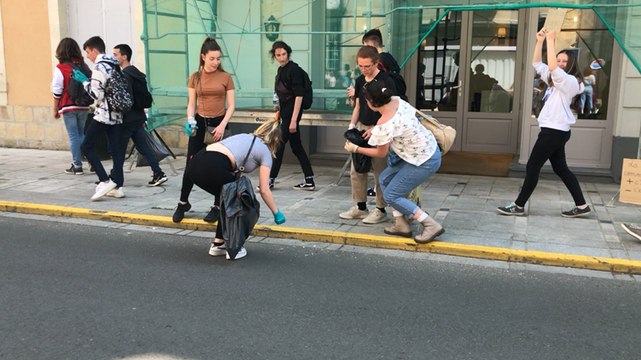 Les lycéens marchent pour le climat
