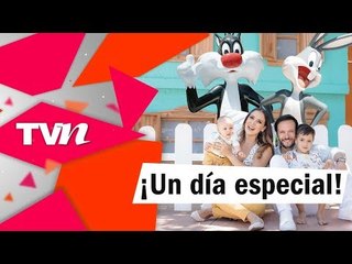 Adianez Hernández y Rodrigo Cachero festejaron el Día del Niño con sus hijos en Six Flags