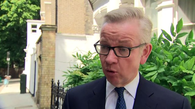 Michael Gove pays tribute to Theresa May