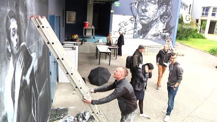 Reportage - Du street art au lycée Marie Curie