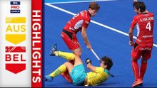 Australia v Belgium | Week 3 | Men's FIH Pro League Highlights