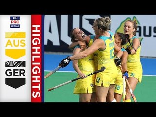 Australia v Germany | Week 4 | Women's FIH Pro League Highlights