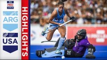 Argentina v USA | Week 3 | Women's FIH Pro League Highlights
