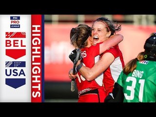 Belgium v USA | Week 12 | Women's FIH Pro League Highlights