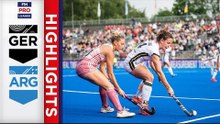Germany v Argentina | Week 18 | Women's FIH Pro League Highlights
