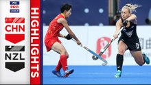 China v New Zealand | Week 10 | Women's FIH Pro League Highlights