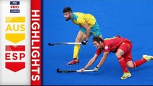Australia v Spain | Week 7 | Men's FIH Pro League Highlights