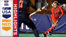USA v Netherlands | Week 5 | Women's FIH Pro League Highlights
