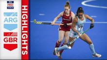 Argentina v Great Britain | Week 12 | Women's FIH Pro League Highlights