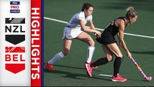 New Zealand v Belgium | Week 3 | Women's FIH Pro League Highlights