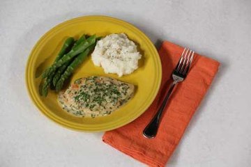 Healthy Dinner: Chicken with Creamy Chive Sauce Recipe