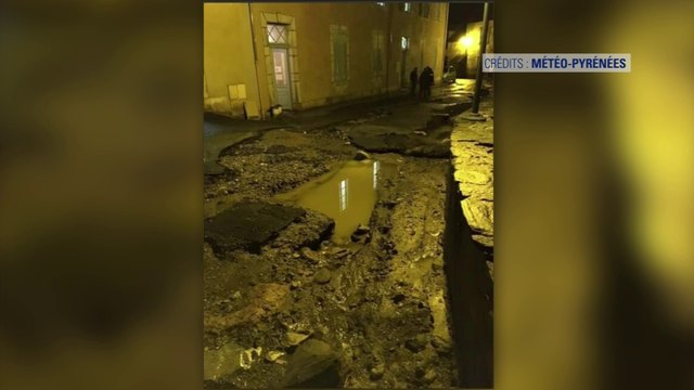 C'était comme un tsunami Une vague de boue s'abat sur le village de Baudean (Hautes-Pyrénées) après un violent orage