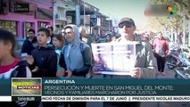 Argentina: piden justicia para 4 fallecidos en San Miguel del Monte