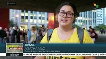 Estudiantes de Sao Paulo protestan contra recorte a la educación