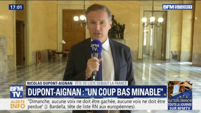 On en a ras-le-bol de ce duel minable Nicolas Dupont-Aignan refuse l'appel au rassemblement de Jordan Bardella