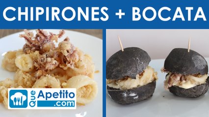 Receta de chipirones rebozados + bocata fácil y casero | QueApetito