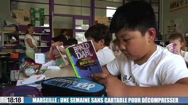 Marseille : une semaine sans cartable pour décompresser à l’école primaire Jeanne D’Arc