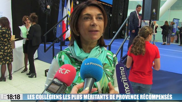 Les collégiens les plus méritants de Provence récompensés