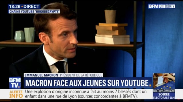 Emmanuel Macron évoque une attaque à Lyon et adresse ses pensées aux victimes
