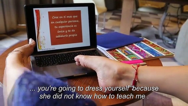 Made by foot: Mexican designer overcomes disability in style