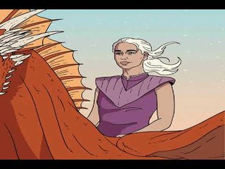 RIP Daenerys Targaryen (Fan Art GIF Compilation)