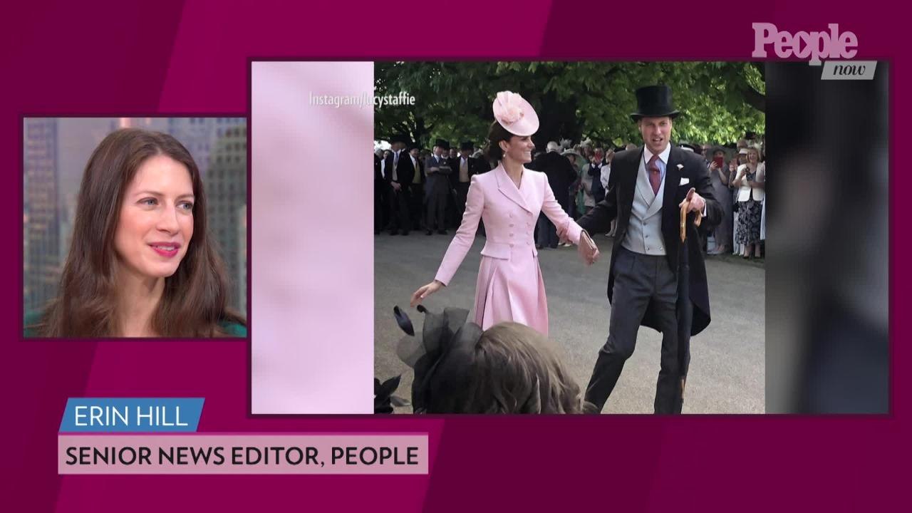 Kate Middleton and Prince William Look Straight Out of a Musical in Rare Candid Garden Party Photo