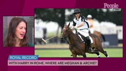 Prince Harry Leaves Meghan Markle and Baby Archie at Home to Play Polo for His Charity in Rome