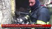 ADIYAMAN Evde çıkan yangında alevlerin arasında kalan kedileri itfaiye kurtardı