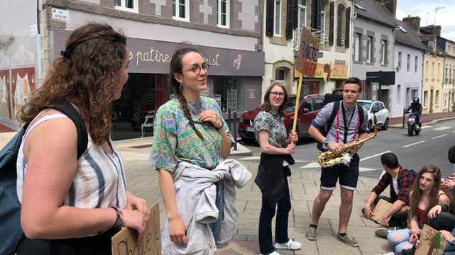 Mobilisation des lycéens pour le climat