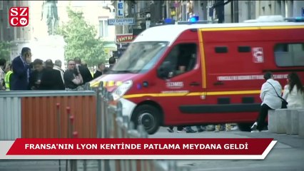Fransa'nın Lyon kentinde patlama !