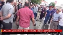 SAKARYA Dilenci kadın, önce cemaate saldırdı, sonra polisin silahını almaya çalıştı