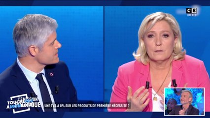 Marine Le Pen / Laurent Wauquiez : la parodie de TPMP