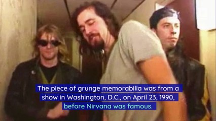 Kurt Cobain's Old, Dirty Plate Sells for Over $22K