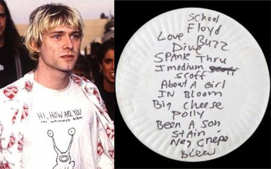 Kurt Cobain's Old, Dirty Plate Sells for Over $22K