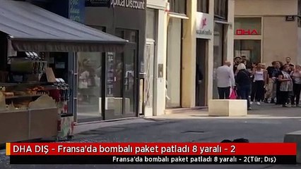 DHA DIŞ - Fransa'da bombalı paket patladı 8 yaralı - 2