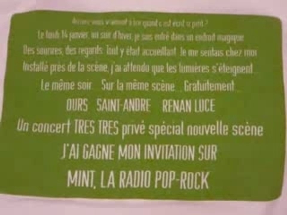 Cali - Intro concert privé MINT