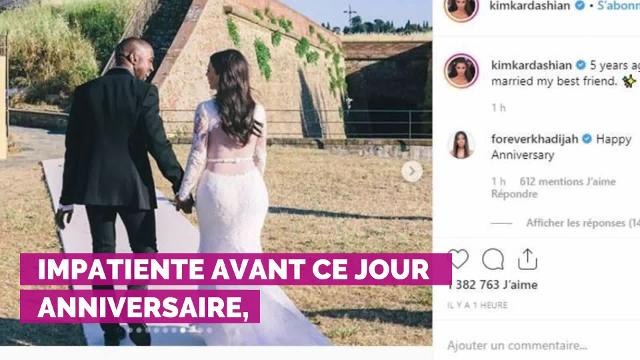 PHOTOS. La belle déclaration de Kim Kardashian à Kanye West pour leurs 5 ans de mariage