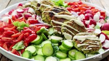 How to Make Falafel Salad with Lemon-Tahini Dressing