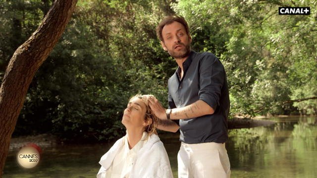 Mademoiselle Agnès et Augustin Trapenard rejouent Out of Africa pour le sommaire de Cannes 2019 - Cannes 2019