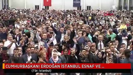 CUMHURBAŞKANI ERDOĞAN İSTANBUL ESNAF VE SANATKARLARI İFTARINDA KONUŞTU