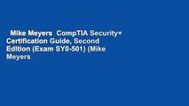 Mike Meyers  CompTIA Security  Certification Guide, Second Edition (Exam SY0-501) (Mike Meyers