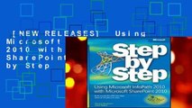 [NEW RELEASES]  Using Microsoft InfoPath 2010 with Microsoft SharePoint 2010 Step by Step