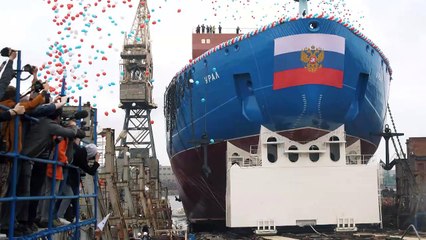 Russia launches 'Ural'- a new-generation nuclear icebreaker