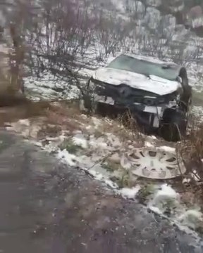 Ils pensaient avoir réussi à remonter leur voiture du fossé... mais non !