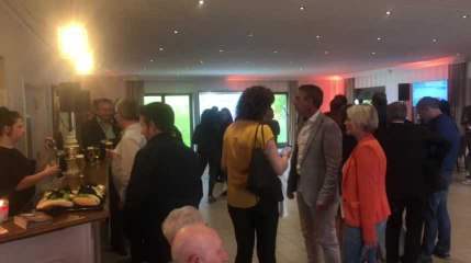 Ambiance au quartier général du cdH Luxembourg